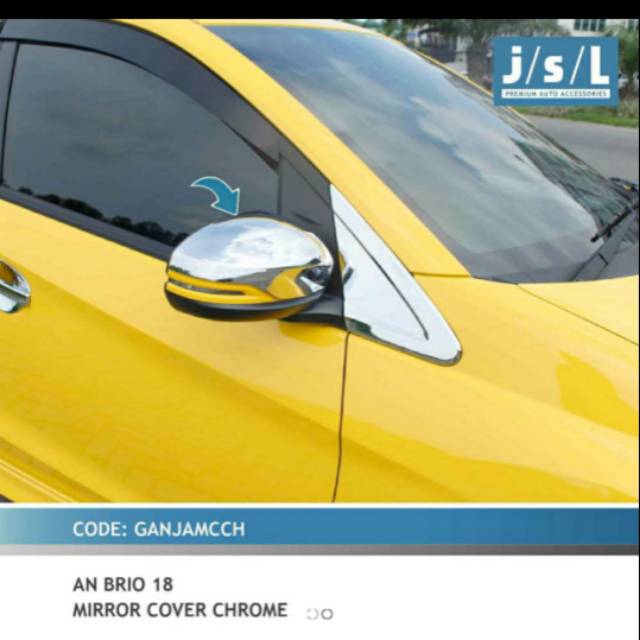 Cover spion all new Brio 2018-2019 chrome jsl