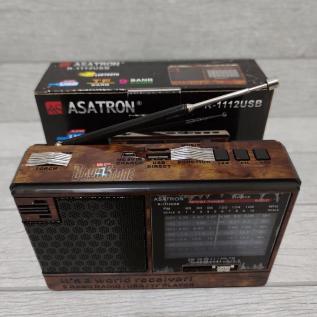 Radio FM BLUETOOTH Asatron R-1112 USB 100% ORI