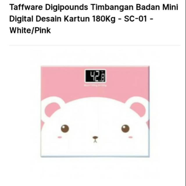 Taffware timbangan digital