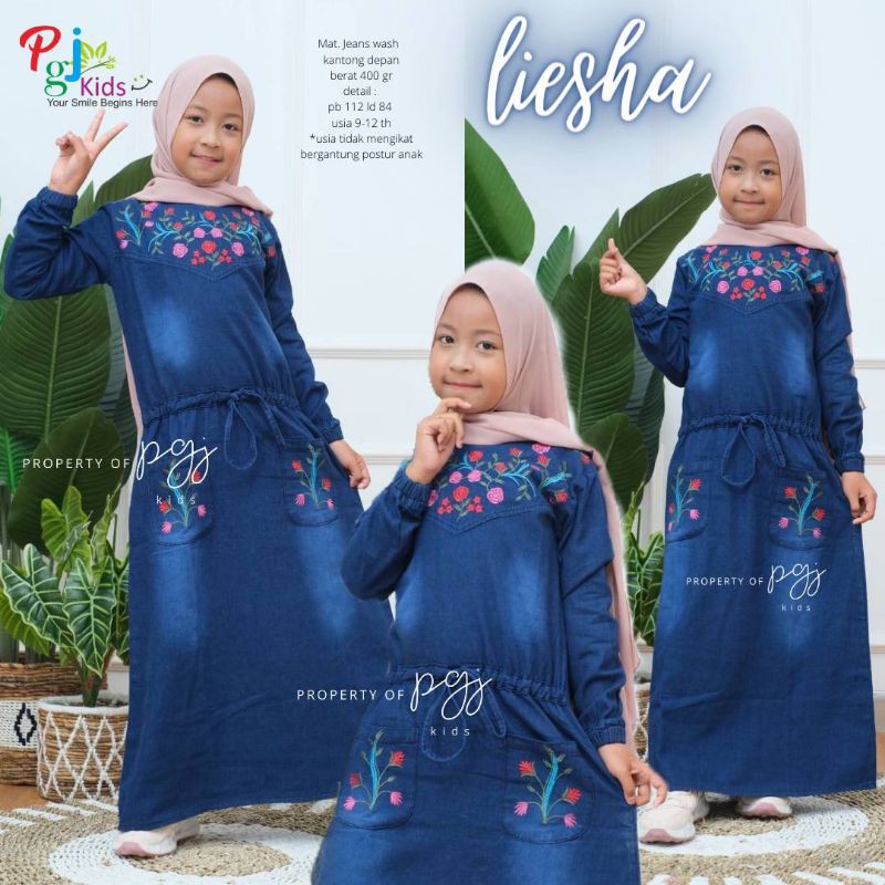 Liesha dress anak by PGJ kids