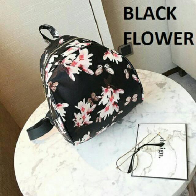 PROMO TAS RANSEL BUNGA FLOWER NEW ARRIVAL #RANSEL IMPORT KOREA #RANSEL HOT SALE 2018 #RANSEL GUCCI