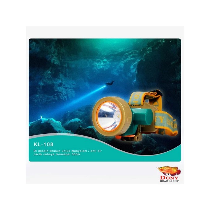 Senter Kepala Dony Kuning dan Putih