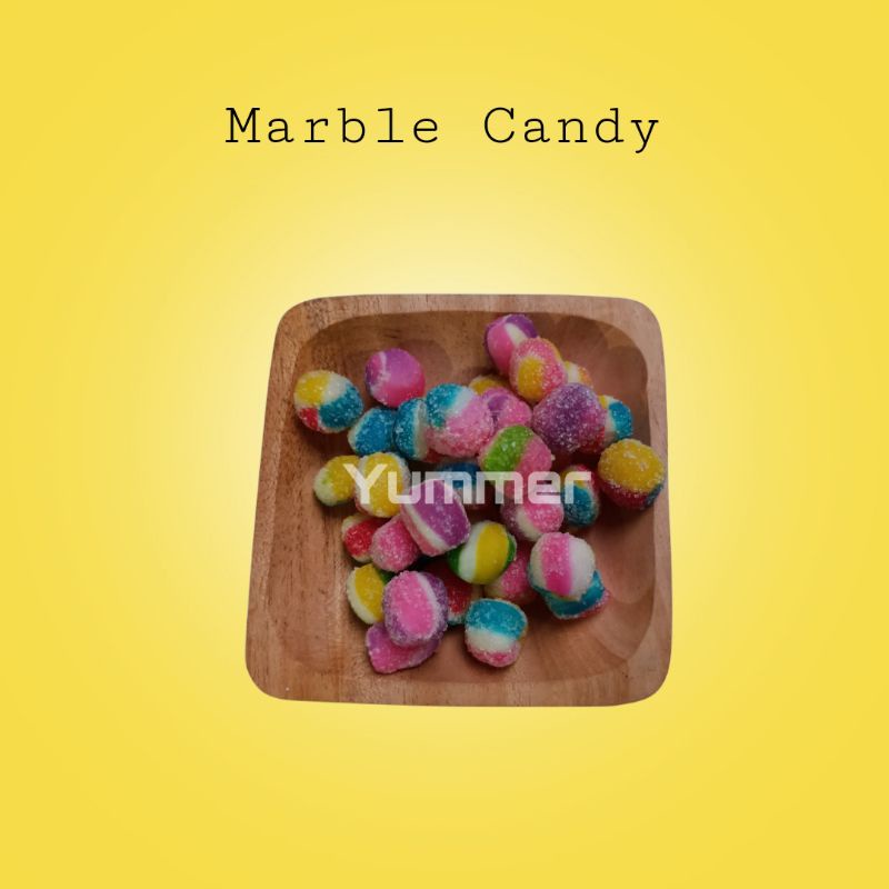

Purnamalife Permen Bola pelangi/permen gula gula/Marbels candy/candy ball kemasan 70 gr