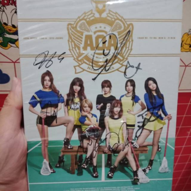 AOA 3rd mini album with signed