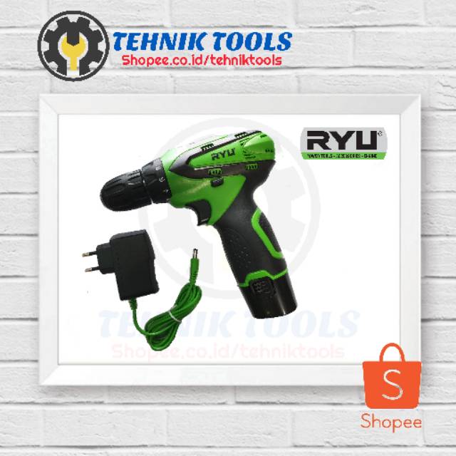 Cordless Drill 12v Ryu Bor Baterai 12v Bor Cas Bor Chas Bor Baut Bor Obeng Bor Batere