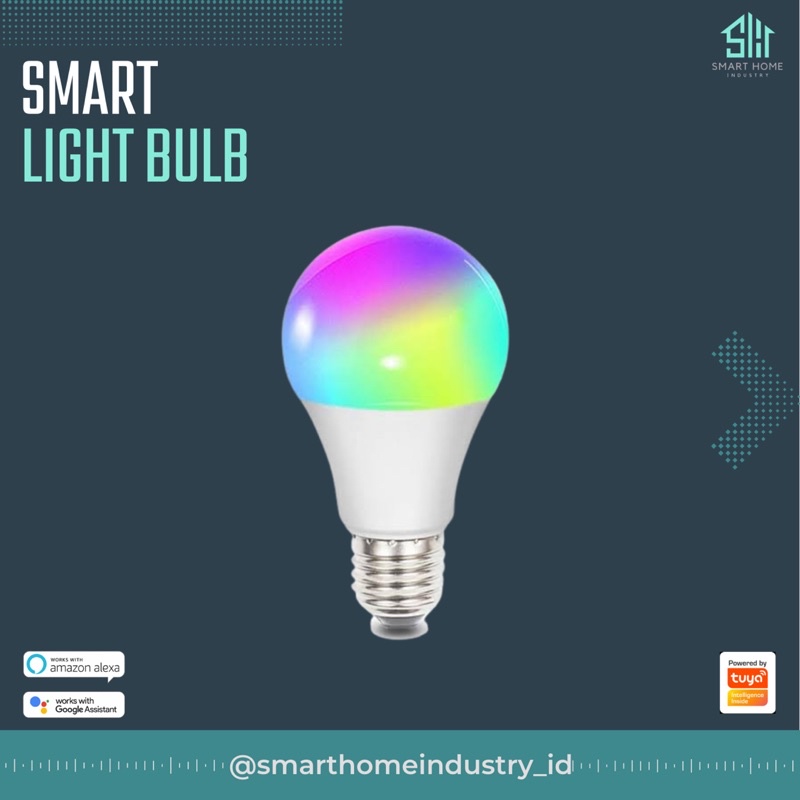 [SHI] Smart LED Light Bulb Wifi Tuya E27 RGBCW Smart Home Lampu