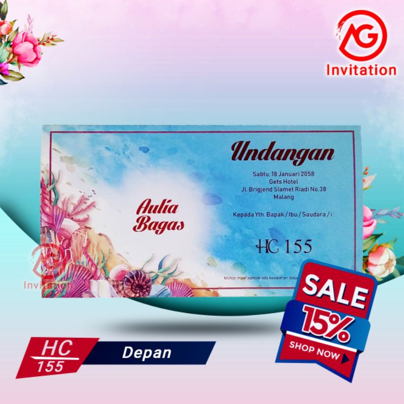 Blanko undangan HC 155