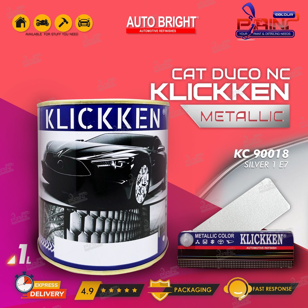 Cat Duco Metallic KLICKKEN METALLIC - KC 90018 SILVER 1 E7