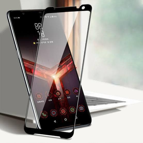 Tempered Glass Asus Rog Phone 3 / 3 Strix Anti Gores Kaca Screen Guard Protector Full Frame Cover Pe