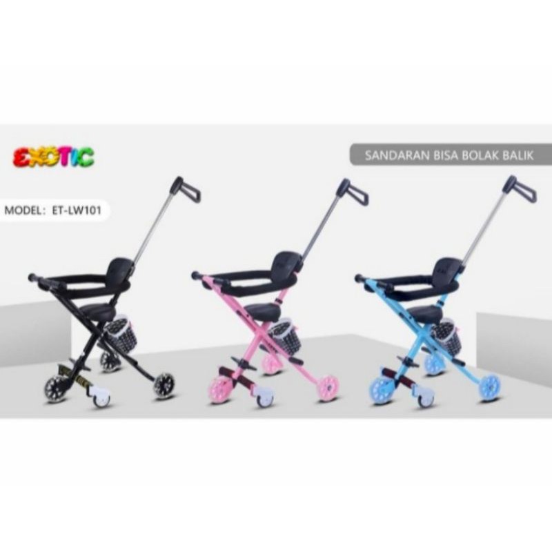 Stroller Anak Roda 5 Exotic - LW101 Kursi Dorong Anak
