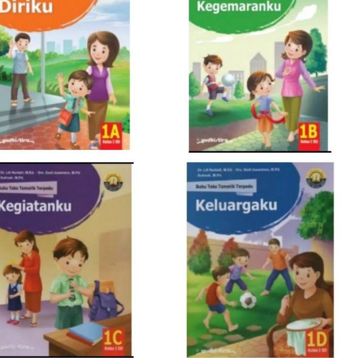 Jual Buku Tematik Terpadu Sd 1a 1b 1c 1d 1e 1f 1g 1h K13 Tematik