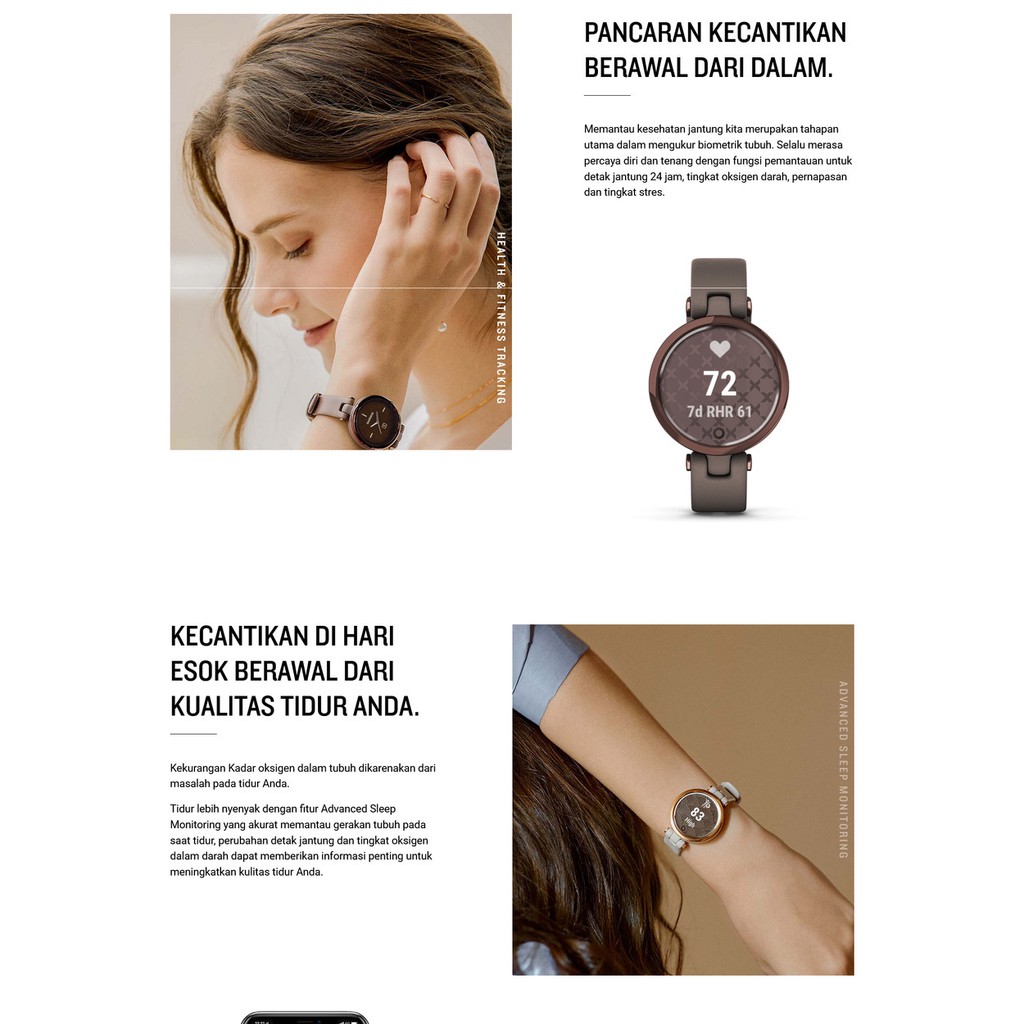 Smartwatch Garmin Lily Stylish Gorilla Glass 3 Garansi Resmi