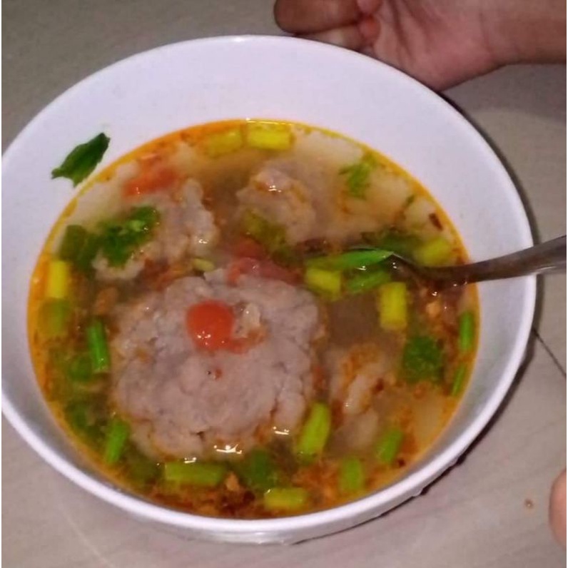 

Bakso Ikan Malingping Jumbo Isi Mercon