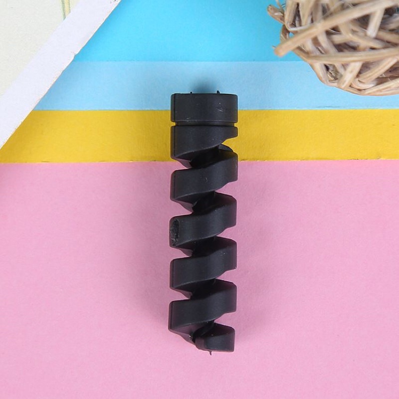 PELINDUNG UJUNG KABEL CHARGER SPIRAL / CABLE PROTECTOR PELINDUNG KABEL CAS SILIKON MURAH