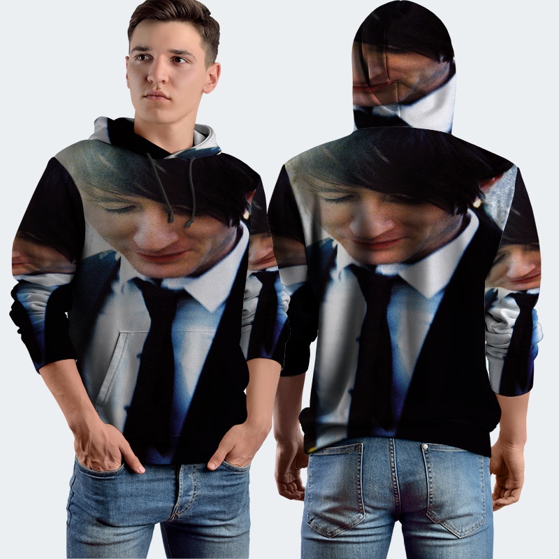 Jaket Hoodie Fullprint Owl City Adam Young Electronic Music Bahan Polyester Jersey