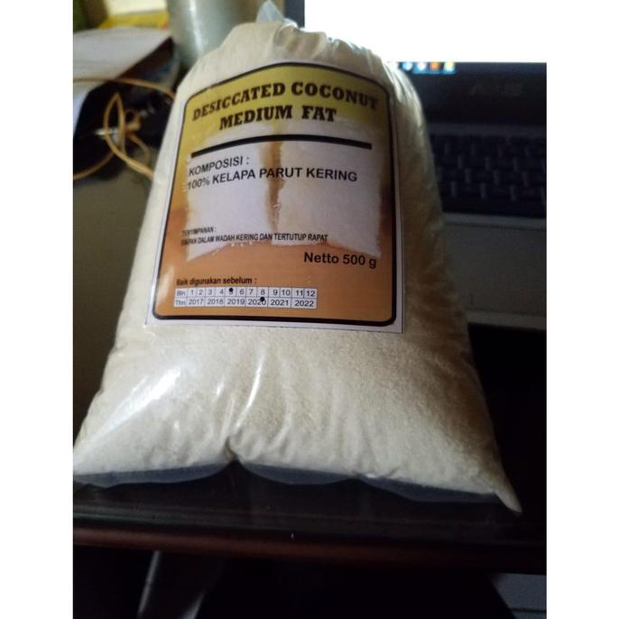 

jual tepung kelapa kering parut desiccated coconut 500 gram curah