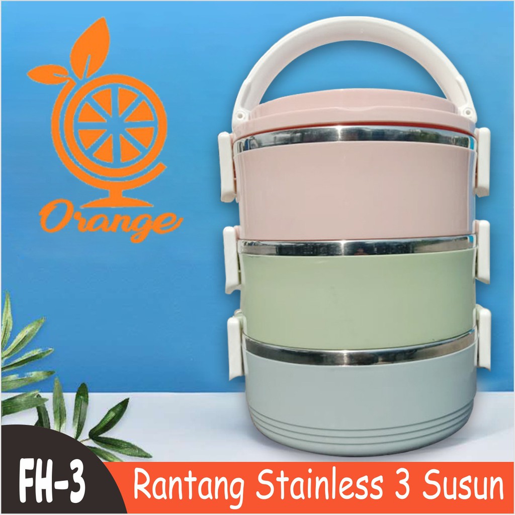 Rantang Stainless 3 Susun Rantang Nasi Cantikrantang Bekel Anti Karat