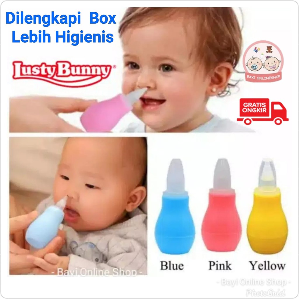 Alat Penyedot Ingus Bayi / baby nose cleaner/ Sedotan Ingus Bayi Anak Lusty Bunny