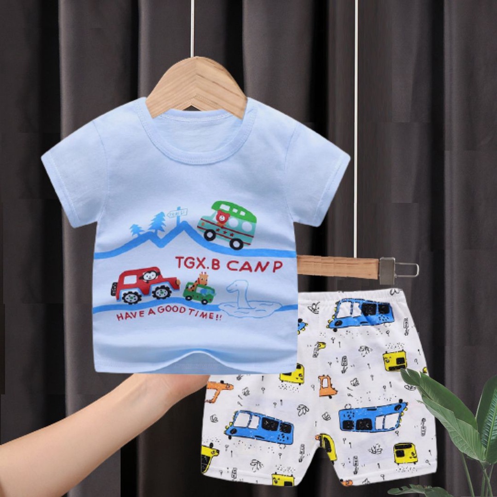 PUNCAK 3.3 stoberi - SETELAN BAJU BAYI IMPORT UMUR 0-24 BULAN/SETELAN BAJU LENGAN PENDEK BAYI TOT3