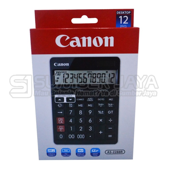 

KALKULATOR CANON AS-2288R Dekstop calculator AS 2288 R