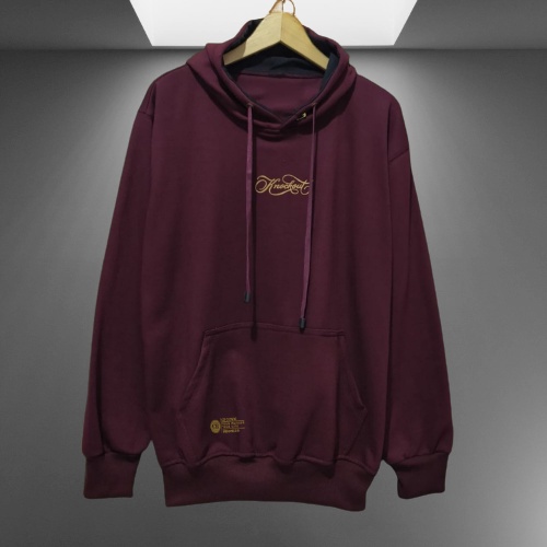 Sweater Hoodie Pria Burgundy Premium Kachios - Jaket Hoodie - Jaket Distro - Sweeter Original Unisex Best Seller Switer Hudie Jaket Pria Bandung Cb.Cloting