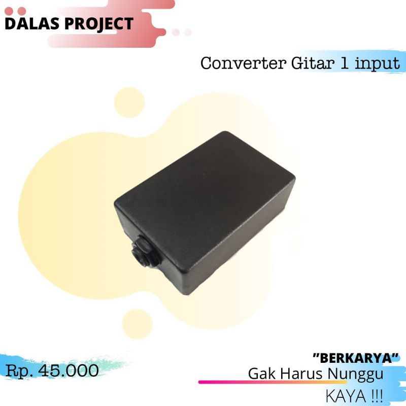 CONVERTER GITAR SOUNDCARD V8/V8S/V8PLUS 1 INPUT