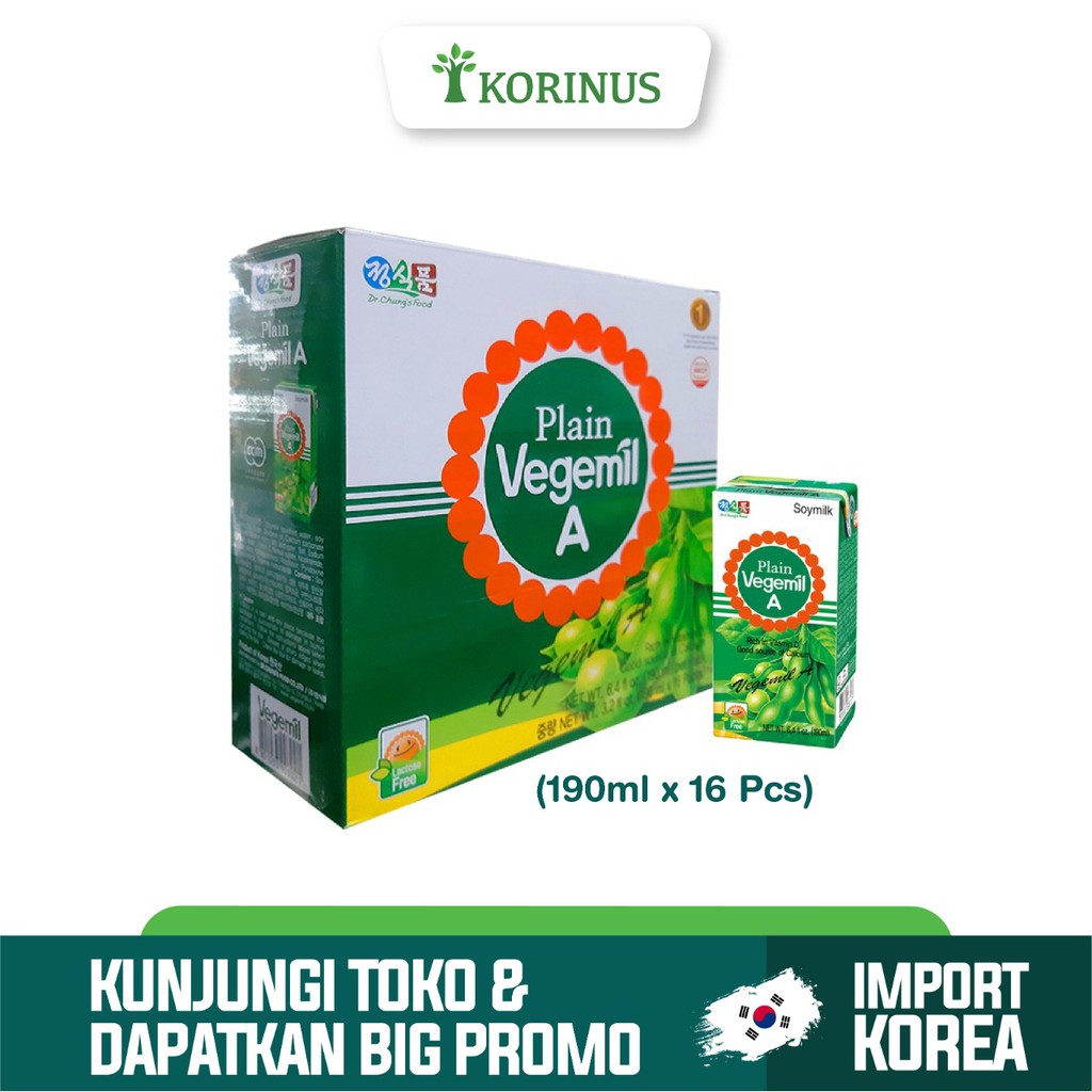 

VEGEMIL PLAIN A 1 BOX (isi 16 pcs) 190ML