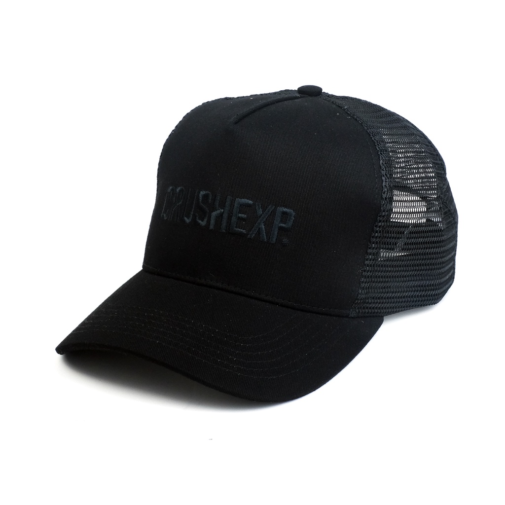 CRUSH EXP Trucker Hat STC0166 - BLACK