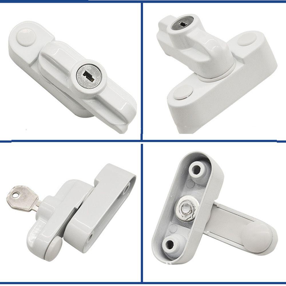 Suyo Casement Pintu Dan Jendela T-lock Aksesoris Hardware Zinc Alloy Anti Maling Dengan Kunci Pengaman Locks