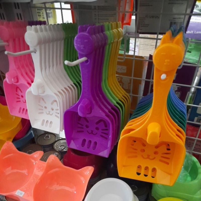 Saringan pasir kucing/ serokan pasir kucing/ sekop kotoran