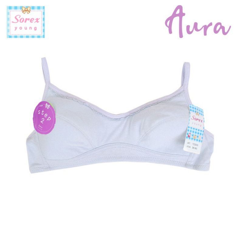 SOREX Young Step2 Bra Remaja Y 2303 Busa Tipis Tanpa Kawat Original