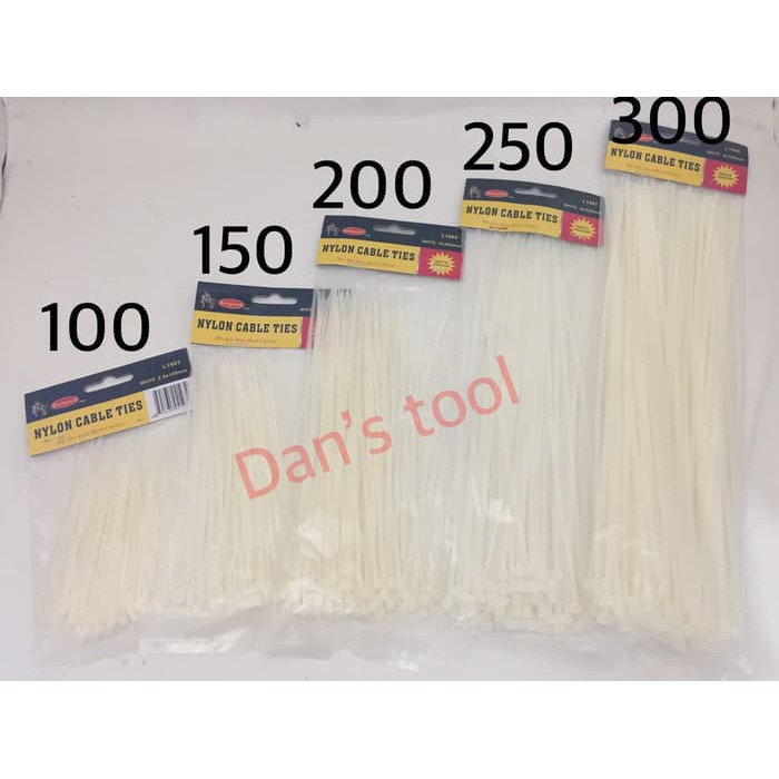 Kabel Ties Putih 150 mm / Kabel Tis / Cable Tie / Cable Ties
