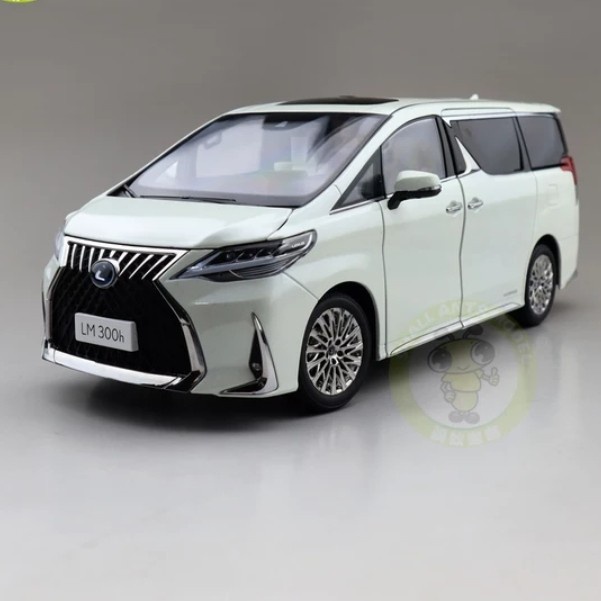 LEXUS LM300H LM 300H KENGFAI DIECAST SKALA 1:18 WHITE