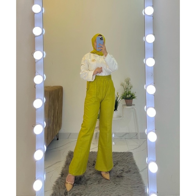Hallen linen pants cutbray