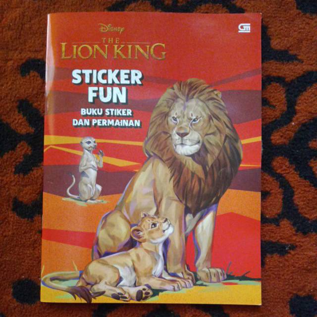 Disney The Lion King - Buku sticker dan permainan