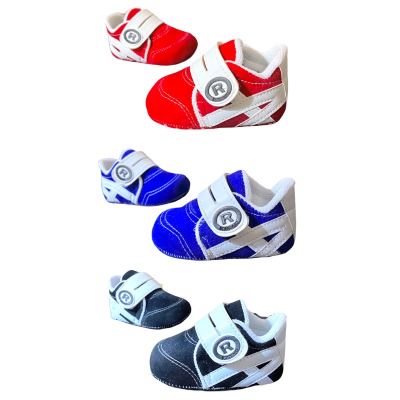 sepatu prewalker bayi anak laki laki newborn 0 12 bulan / sepatu prewalker bayi laki laki / sepatu baby prewalker / sepatu bayi prewalker R001