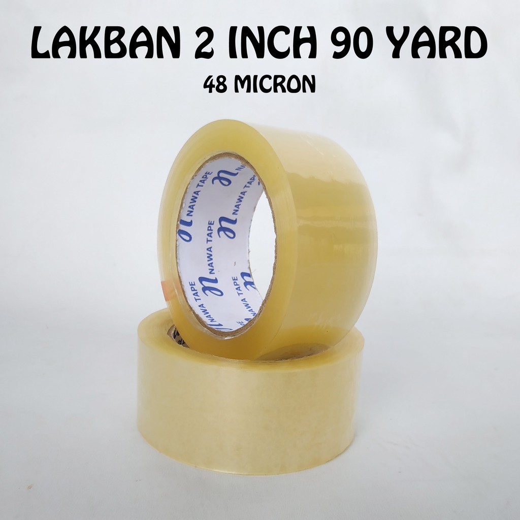 

Lakban Solatip Isolasi Bening 2 INCH 45mm x 90yard