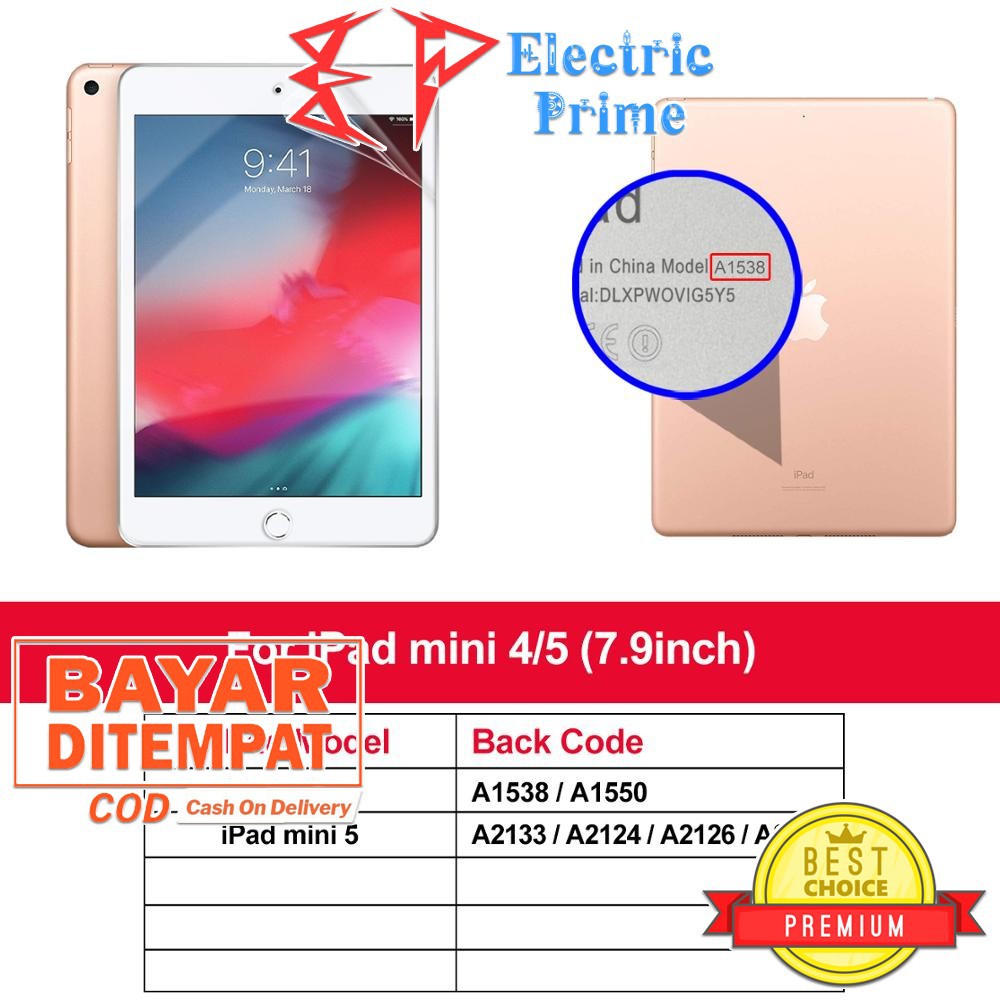 Paper Like Screen Protector iPad Mini Gen 5 4th 7.9inch 2017 2019 TRIPLEDI Anti Gores Film Matte PET