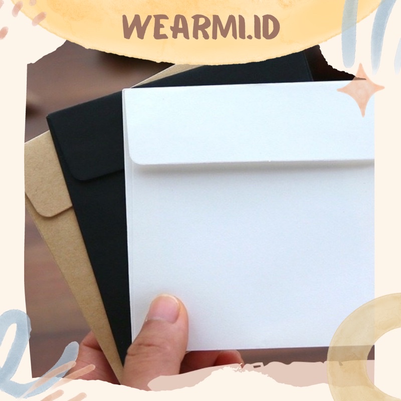 

Amplop Vintage Persegi Aesthetic Kecil Journaling Scrapbook Bujo DIY