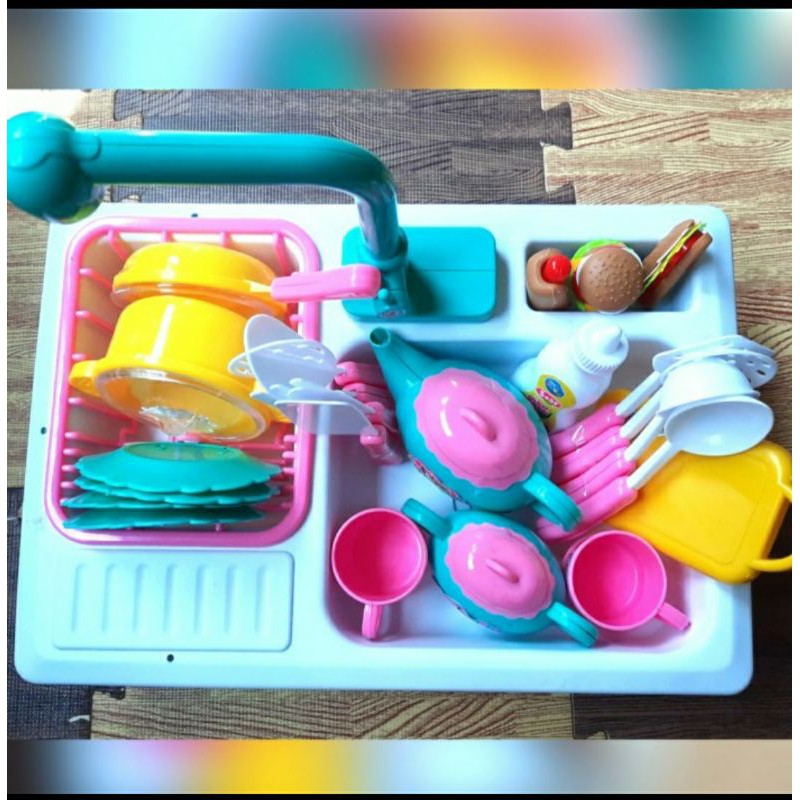 Mainan anak tempat cuci piring (Happy Wastafel)