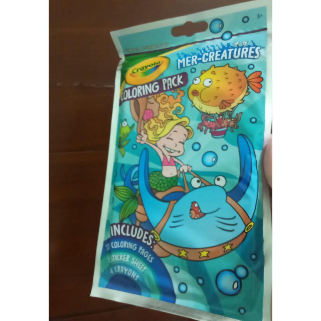 

Crayola Coloring Pack Mermaid Cover