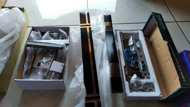 Handle Pintu Rumah Kunci Pintu Slot Pintu Tarikan Gagang Pintu Rumah Minimalis