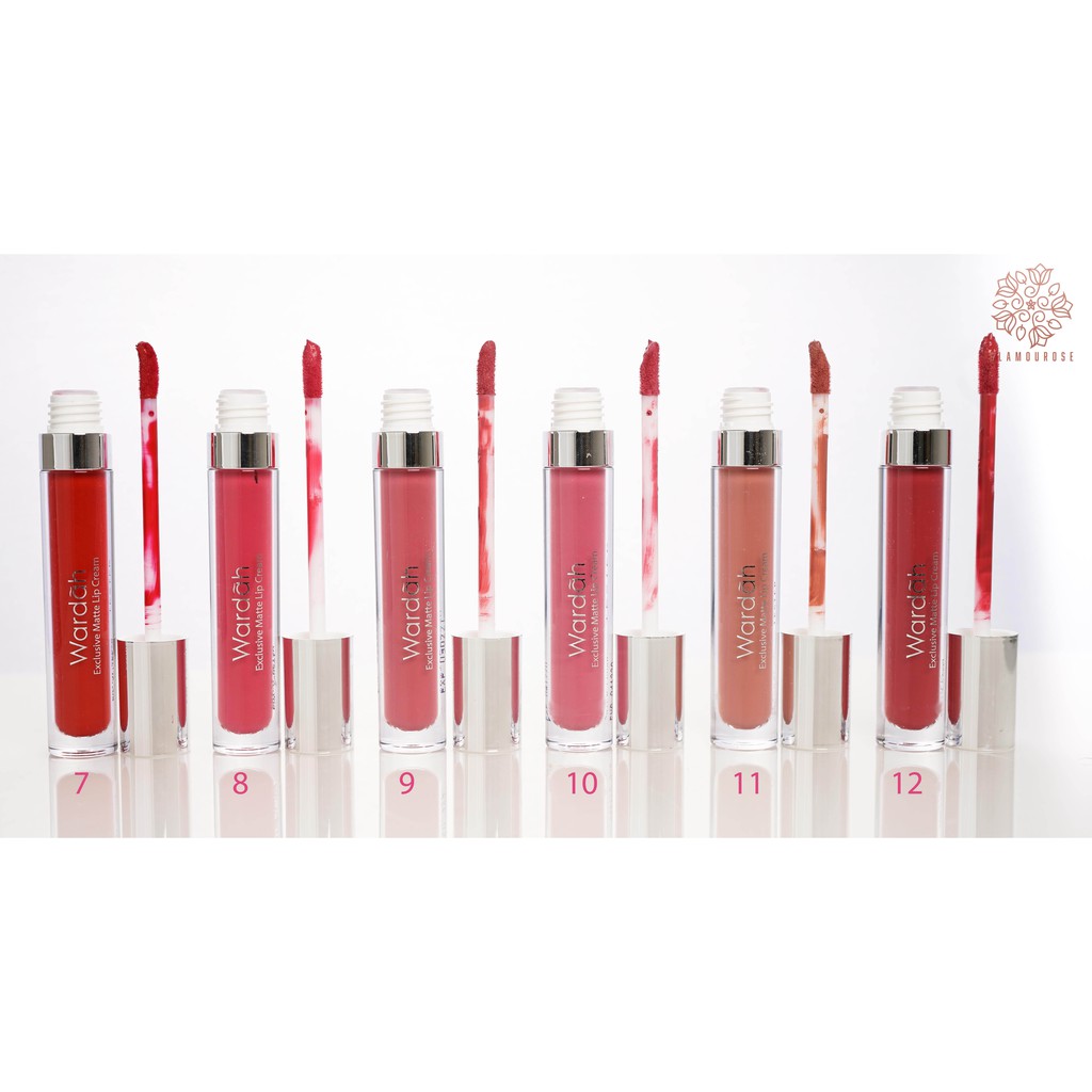 ❤️Glamouroseshop❤️ Wardah Exclusive Matte Lip Cream 4 gr