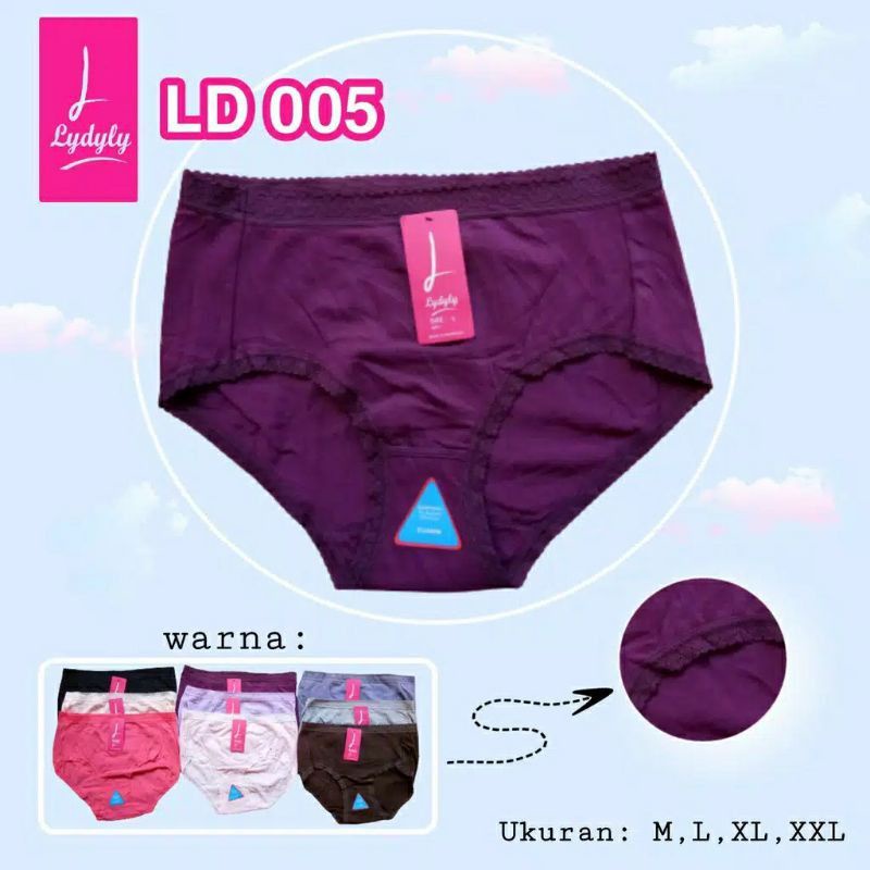 12Pcs CD wanita dewasa lydyli L005 variasi renda / Cd cewek Lydyly size M,L,XL,XXL Harga Lusinan