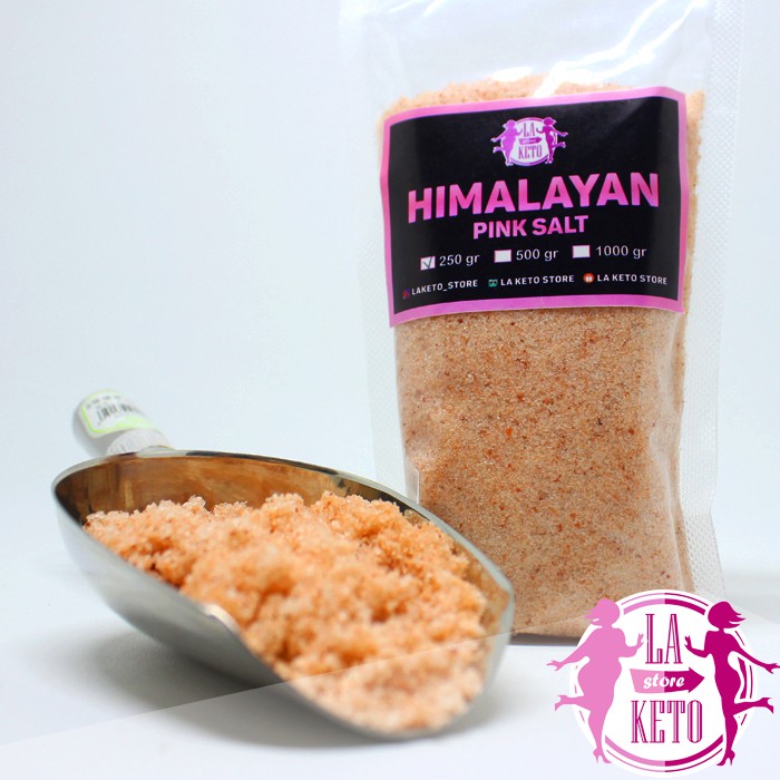 

LA KETO - HIMALAYAN PINK SALT HALUS 250gr | Original Pakistan