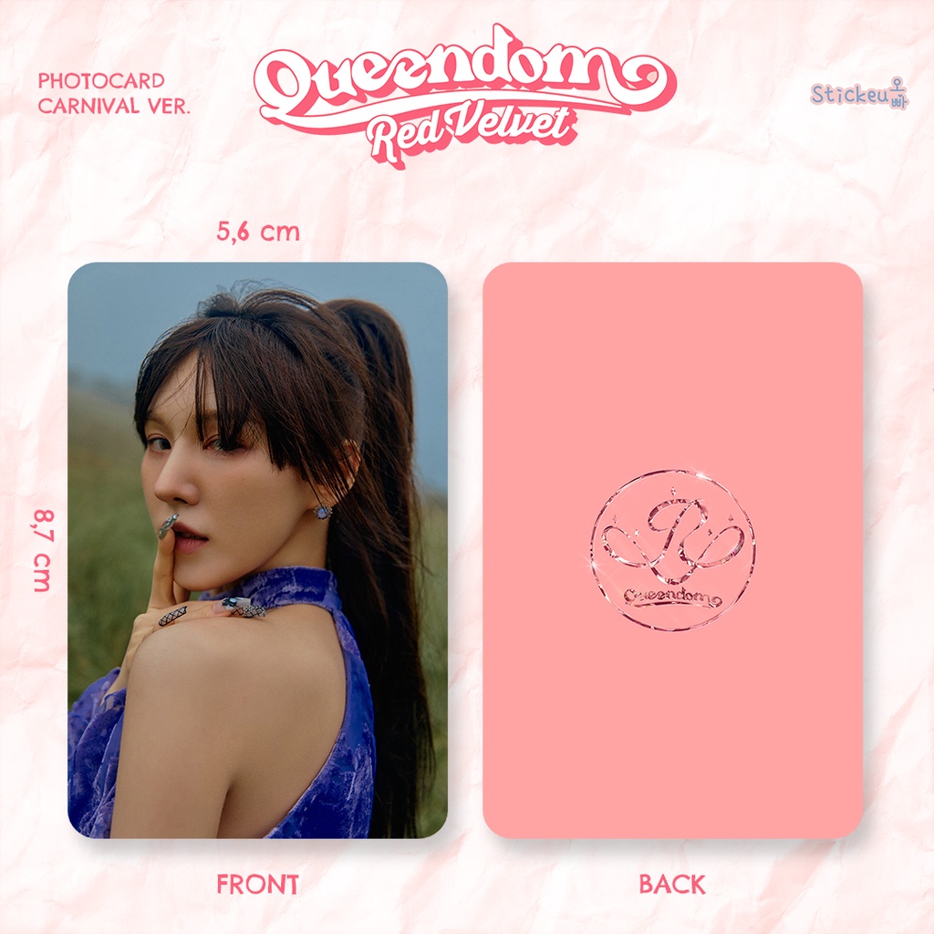 Photocard Red Velvet Queendom (Carnival Ver)