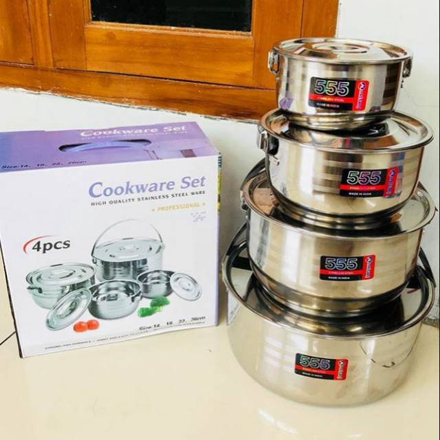 PANCI COOKWARE SET STAINLESS