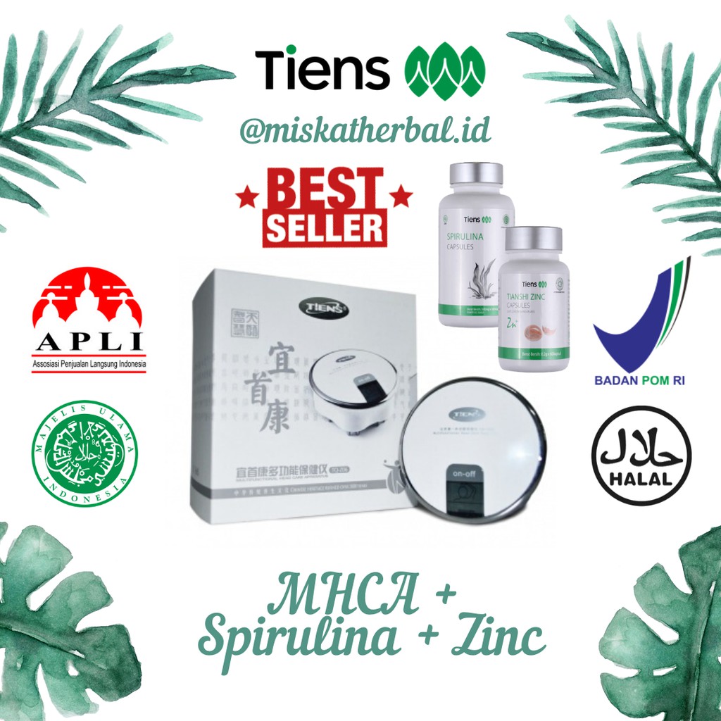 Tiens MHCA Spirulina Zinc Paket Pembesar dan Pengencang Bokong dan Payudara Tiens Tianshi