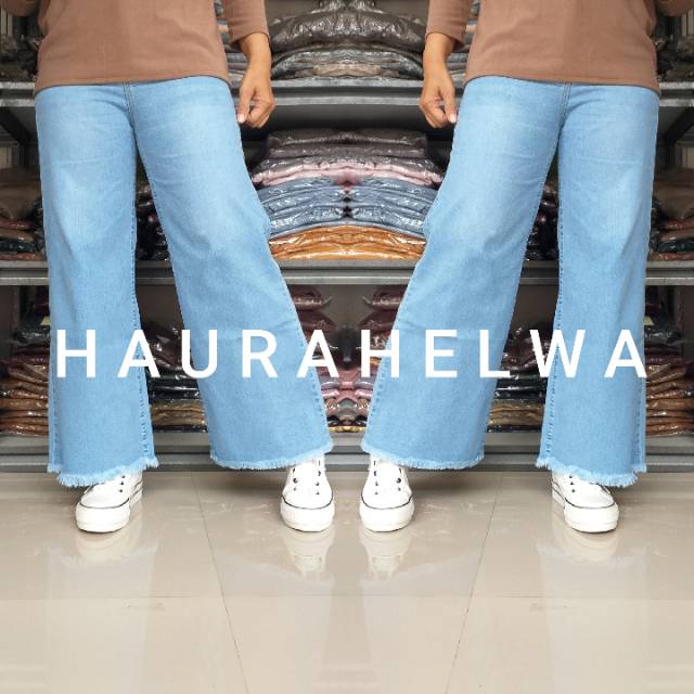 KULOT JEANS  VJ ORIGINAL HAURAHELWA  rawis polos size 27~30