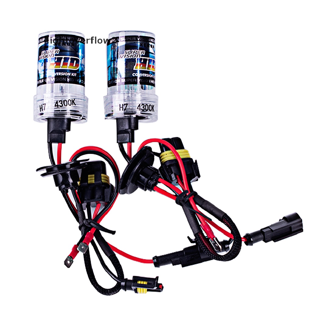 (Light2) 2pcs Lampu Depan Mobil Xenon Hid 35w 4300k 6000k H1 H7 9005